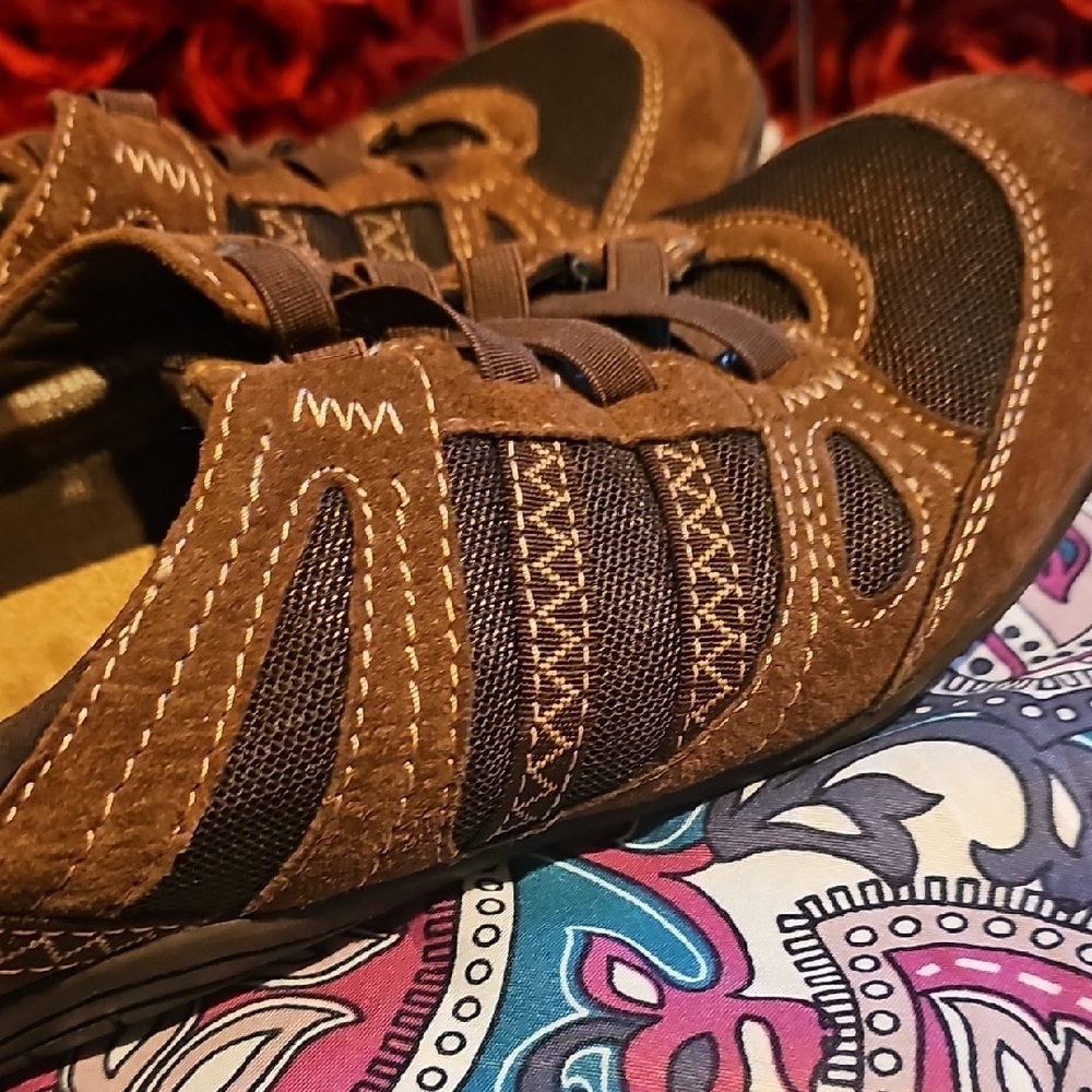 G.H. Bass Brown Casual Slip On Sneakers Size 9 - Picture 5 of 6